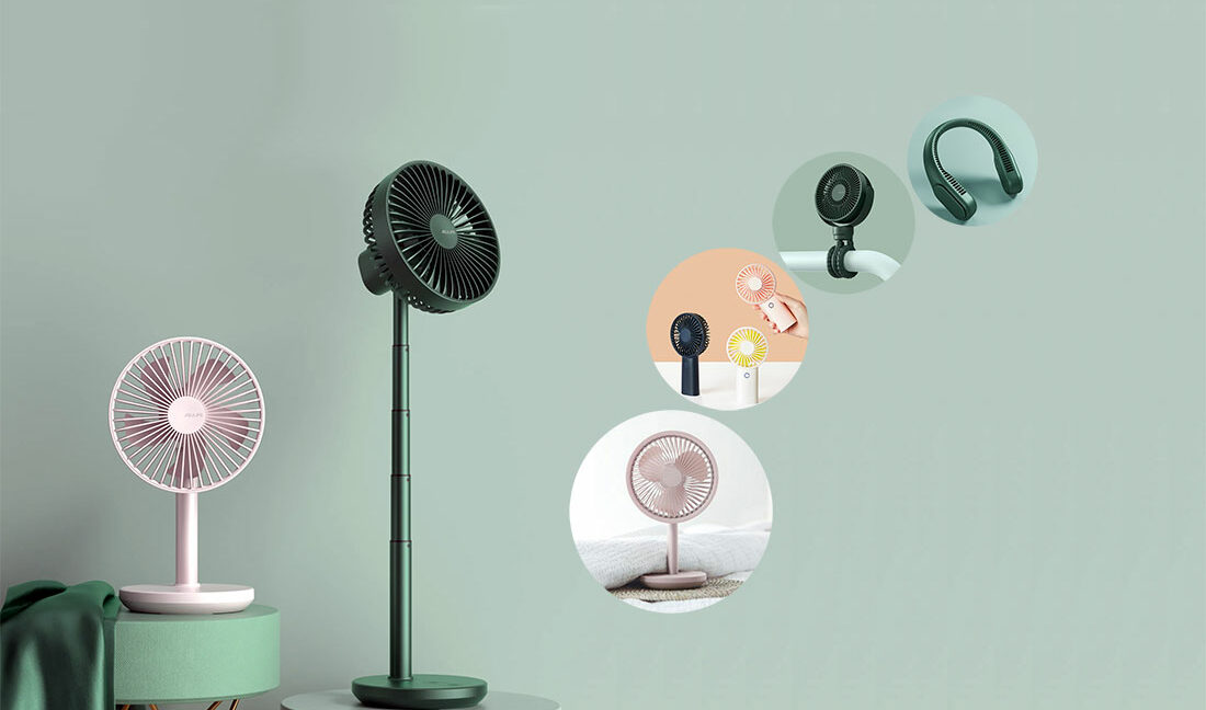 Types of rechargeable fan in BD