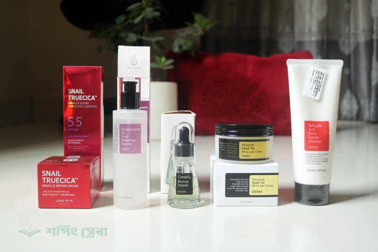 Korean skincare routine steps