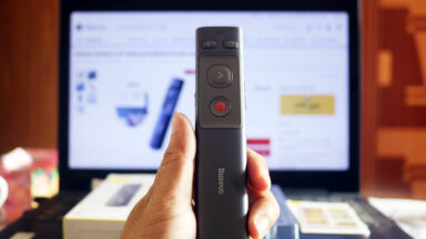 Baseus Orange Dot Wireless Presenter Red Laser